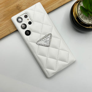 Samsung Galaxy S23 Ultra Puffer Edition PU Leather Case Cover
