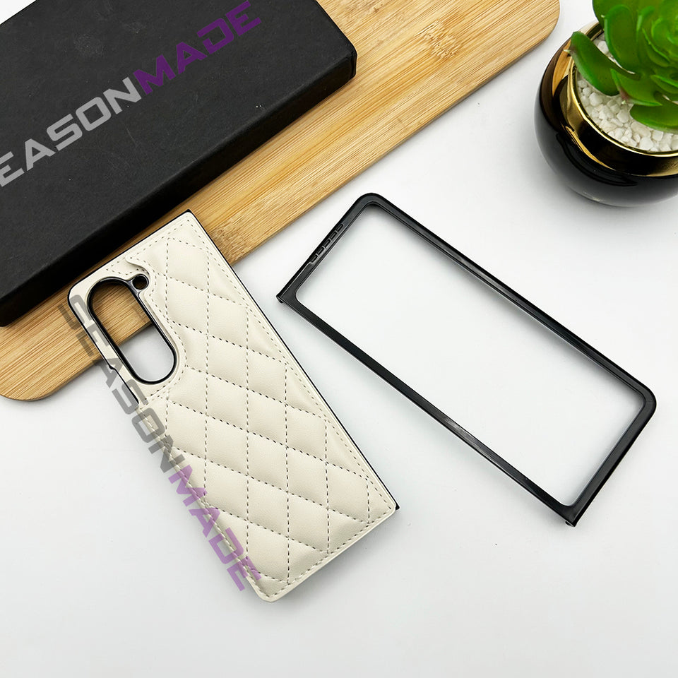 Samsung Galaxy Z Fold 5 Puffer With Cardholder Case Cover