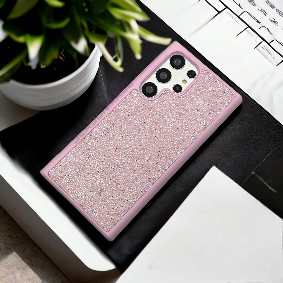 Samsung Galaxy S24 Ultra Glitter Crystal Shimmer Stone Case Cover