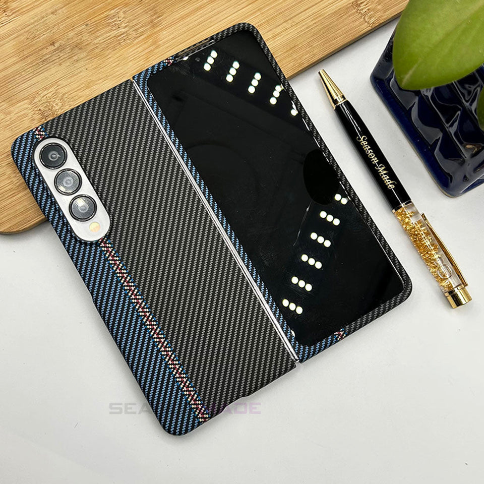 Samsung Galaxy Z Fold 3 Original Carbon Fibre Pattern Slim Case Cover