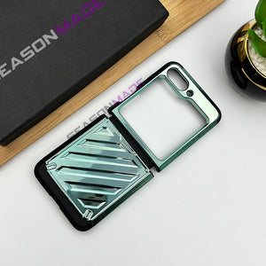 Samsung Galaxy Z Flip 5 Dual Carbon Layer Rugged Protection Case Cover