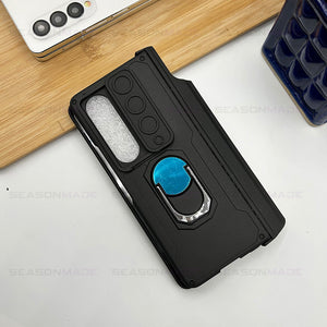 Samsung Galaxy Z Fold 4 With Pen Holder Magnetic Hinge Case Cover