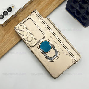 Samsung Galaxy Z Fold 4 With Pen Holder Magnetic Hinge Case Cover