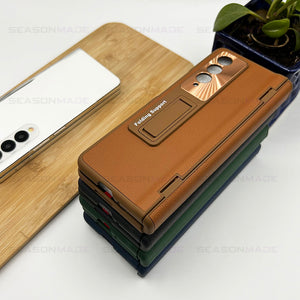 Samsung Galazy Z Fold 4 Fall Proof Cover Case With Kick Stand