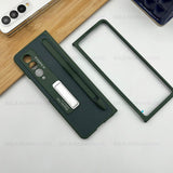 Samsung Galaxy Z Fold 3 Case With S Pen Holder Leather Pocket