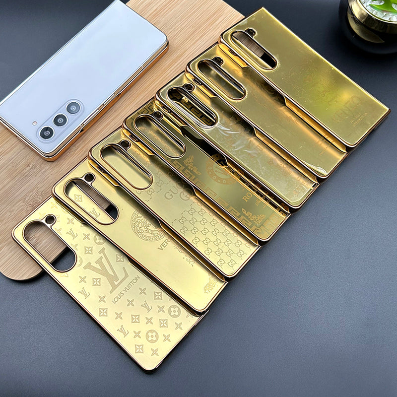 Samsung Galaxy Z Fold 5 Exclusive Handcrafted Gold Plated Case Cover –  Season Made