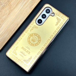 Samsung Galaxy Z Fold 5 Exclusive Handcrafted Gold Plated Case Cover