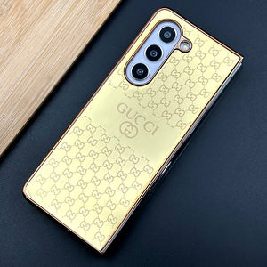 Samsung Galaxy Z Fold 5 Exclusive Handcrafted Gold Plated Case Cover
