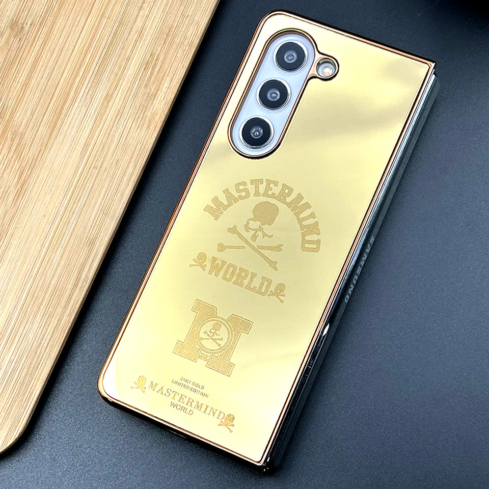 Samsung Galaxy Z Fold 5 Exclusive Handcrafted Gold Plated Case Cover