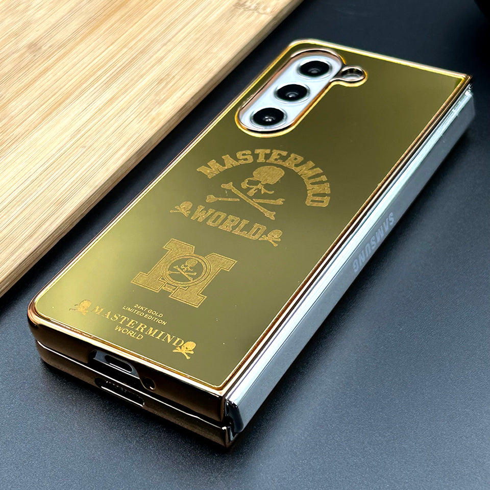 Samsung Galaxy Z Fold 5 Exclusive Handcrafted Gold Plated Case Cover –  Season Made