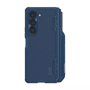 Samsung Galaxy Z Fold 5 Nillkin Frost Shield With S Pen Slot And Stand Case Cover Blue Clearance Sale