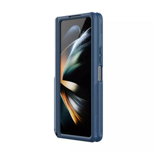 Samsung Galaxy Z Fold 5 Nillkin Frost Shield With S Pen Slot And Stand Case Cover Blue Clearance Sale