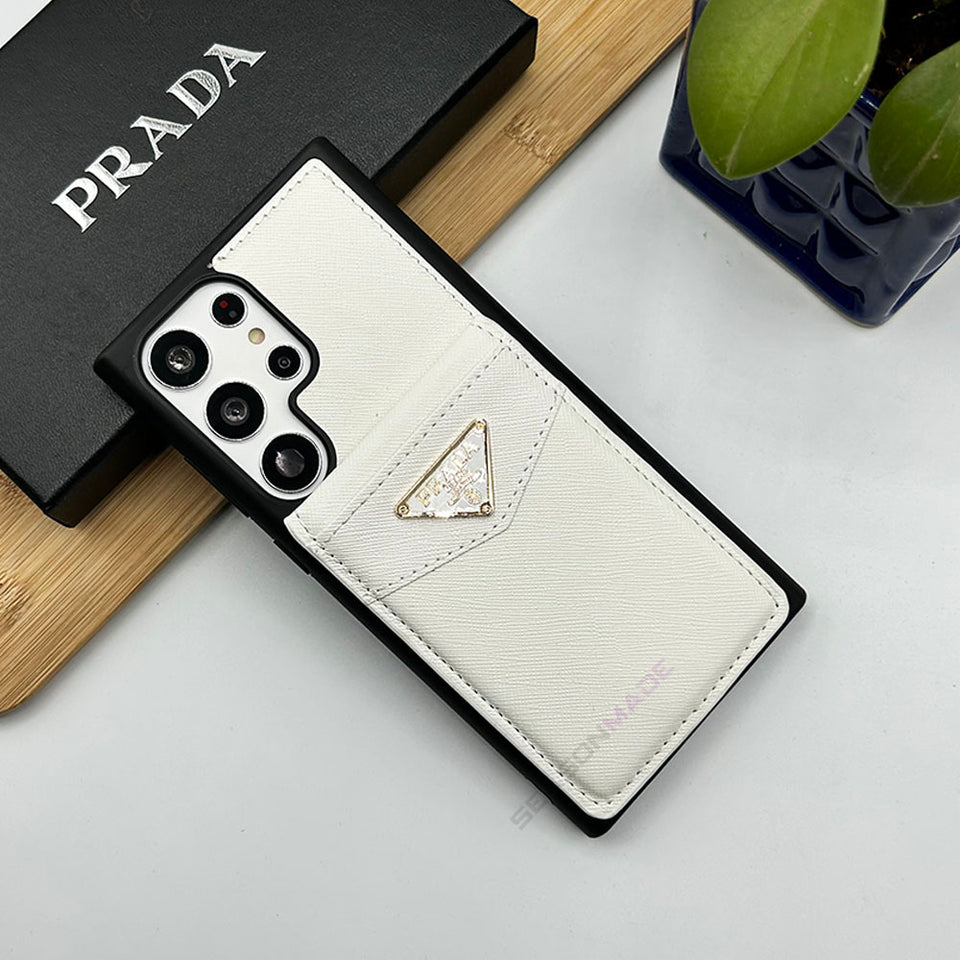 Samsung Galaxy S23 Ultra Luxury Brand Wallet Leather Cover