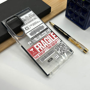 Samsung Galaxy S23 Ultra Fashion Popular Fragile Tag Case Cover