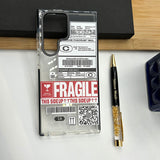 Samsung Galaxy S23 Ultra Fashion Popular Fragile Tag Case Cover