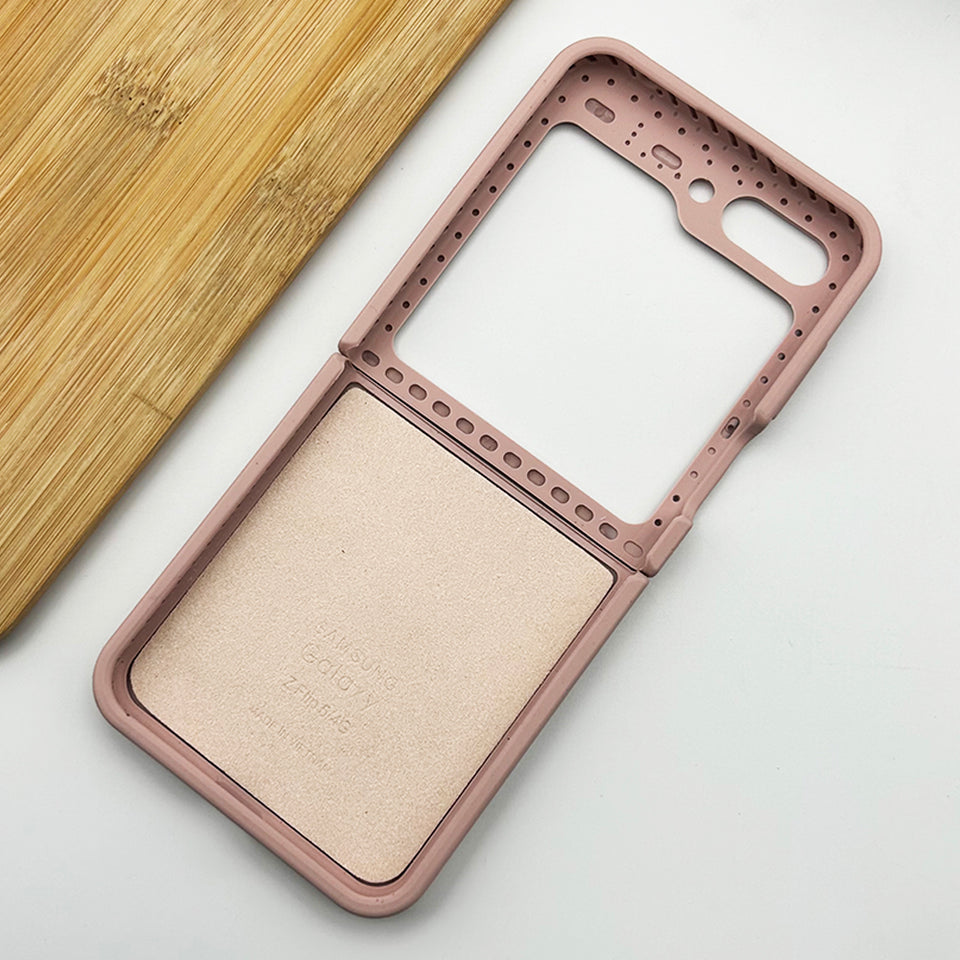 Samsung Galaxy Z Flip 5 Silk Feel Silicone Case Cover Dusty Rose