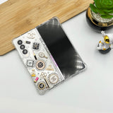 Samsung Galaxy Z Fold 4 CC Make Up Diamond TPU Transparent Case Cover
