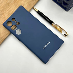 Samsung Galaxy S24 Ultra Liquid Silicone Case Cover Pacific Blue