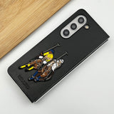 Samsung Galaxy Z Fold 5 Santabarbara Polo Jockey Leather Stitched Case