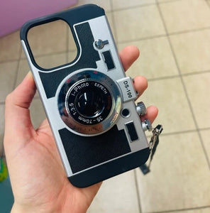 iPhone 15 Series 3D Retro Vintage Camera Case Cover