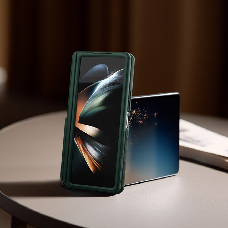 Samsung Galaxy Z Fold 5 Nillkin Frost Shield With Stand Case Cover Green