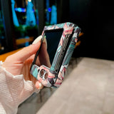 Samsung Galaxy Z Flip 5 Ultra Thin Floral Hard Shell Case Cover