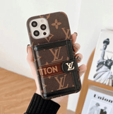 iPhone Luxury Brand Leather Cardholder Wallet Case Cover Clearance