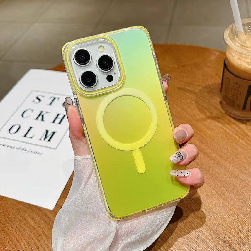 iPhone Fluorescent Iridescent Translucent Color Changing Case