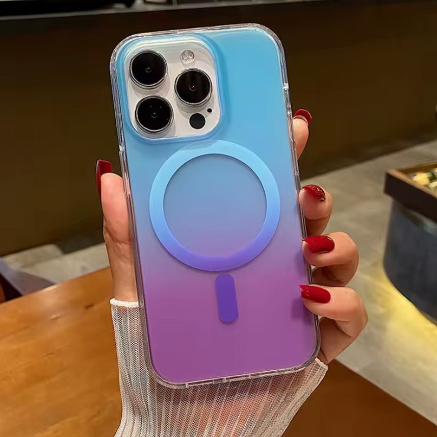 iPhone Fluorescent Iridescent Translucent Color Changing Case