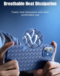 iPhone Luxury Weave Pattern Ultra Thin Light Weight Matte Case