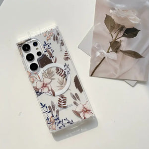 Samsung Galaxy S24 Ultra Vivid Floral Magsafe Case