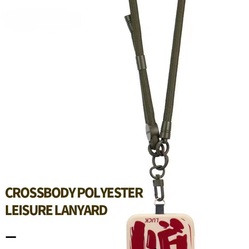 Multi-Functional Universal Cross Body Polyester Rope Adjustable Mobile Strap