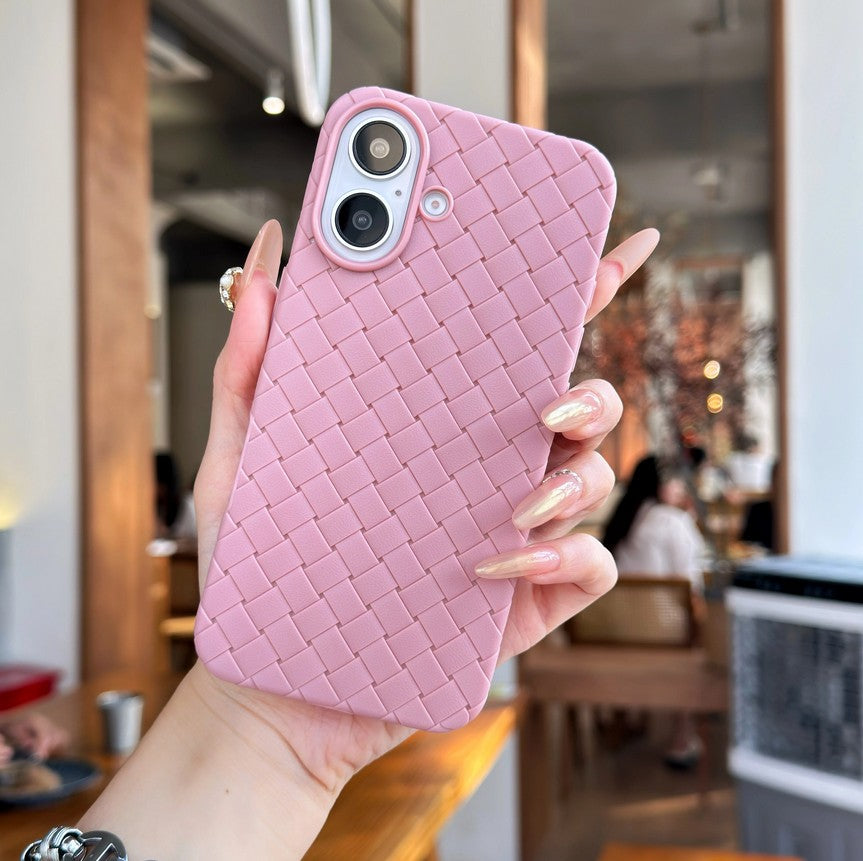 iPhone Luxury Weave Pattern Ultra Thin Light Weight Matte Case