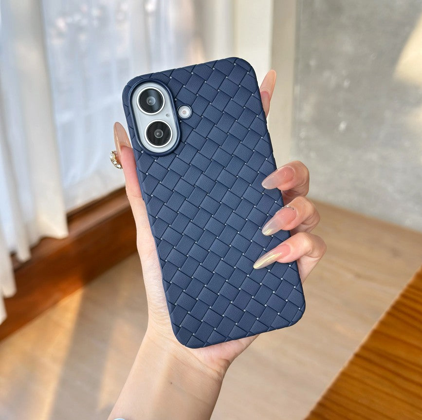 iPhone Luxury Weave Pattern Ultra Thin Light Weight Matte Case