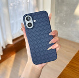 iPhone Luxury Weave Pattern Ultra Thin Light Weight Matte Case