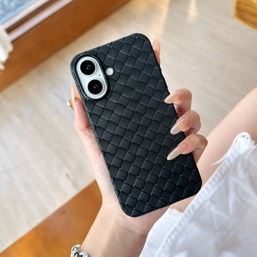 iPhone Luxury Weave Pattern Ultra Thin Light Weight Matte Case