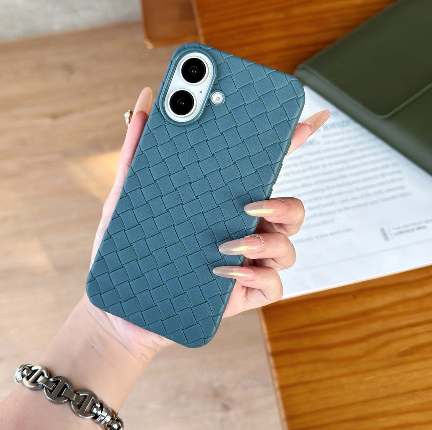 iPhone Luxury Weave Pattern Ultra Thin Light Weight Matte Case