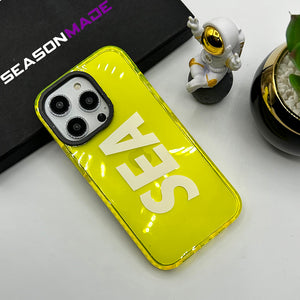 iPhone Neon Sea Silicone Case Cover