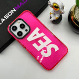 iPhone Neon Sea Silicone Case Cover