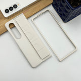 Samsung Galaxy Z Fold 3 Silk Hard Shell Strap Holder Case