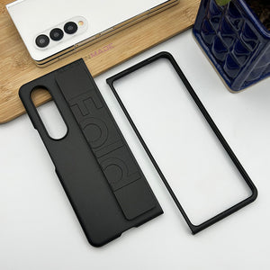 Samsung Galaxy Z Fold 4 Silk Hard Shell Strap Holder Case