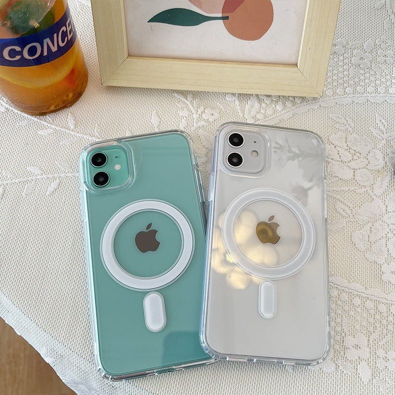 iPhone Transparent Magsafe Magnetic Case Cover Clearance Sale
