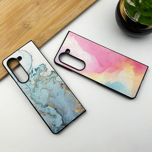 Samsung Galaxy Z Fold 5 Water Marble Printed Designer Case Cover