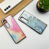 Samsung Galaxy Z Fold 4 Water Marble Printed Designer Case Cover