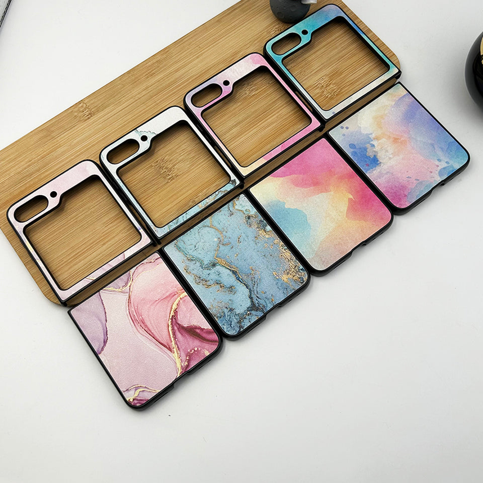 Samsung Galaxy Z Flip 5 Marble Series Printed Designer Case Cover