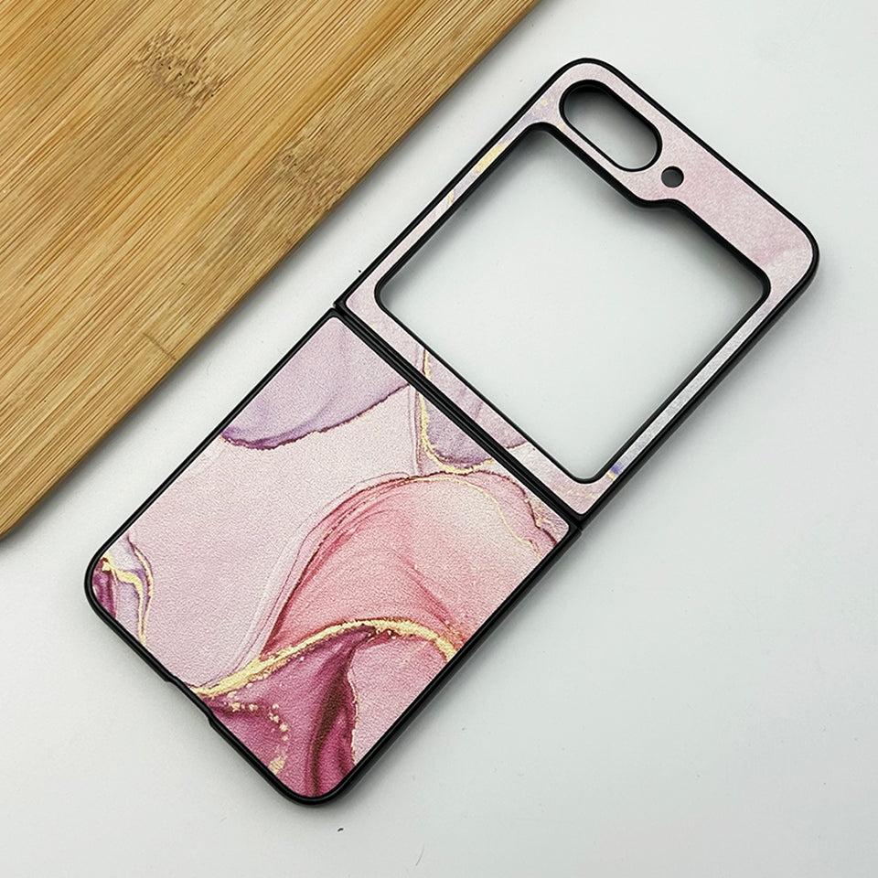 Samsung Galaxy Z Flip 5 Marble Series Printed Designer Case Cover
