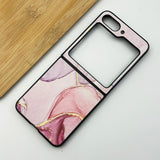 Samsung Galaxy Z Flip 5 Marble Series Printed Designer Case Cover
