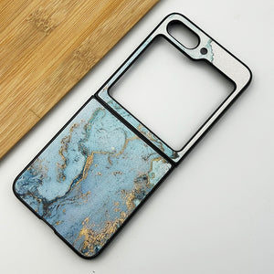 Samsung Galaxy Z Flip 5 Marble Series Printed Designer Case Cover