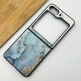 Samsung Galaxy Z Flip 5 Marble Series Printed Designer Case Cover