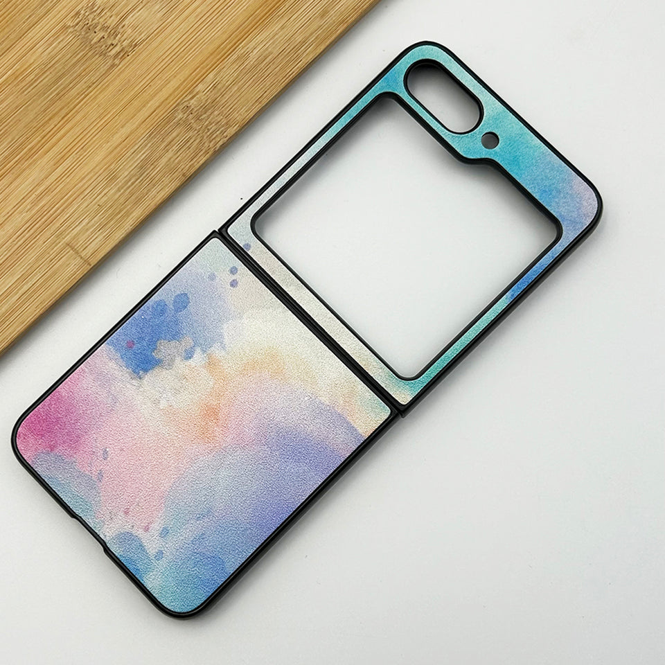 Samsung Galaxy Z Flip 5 Marble Series Printed Designer Case Cover
